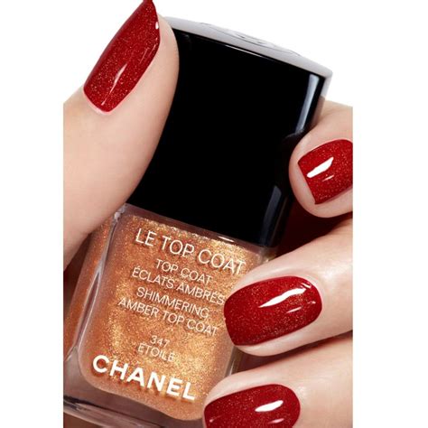 chanel shimmering top coat|Chanel nail base coat.